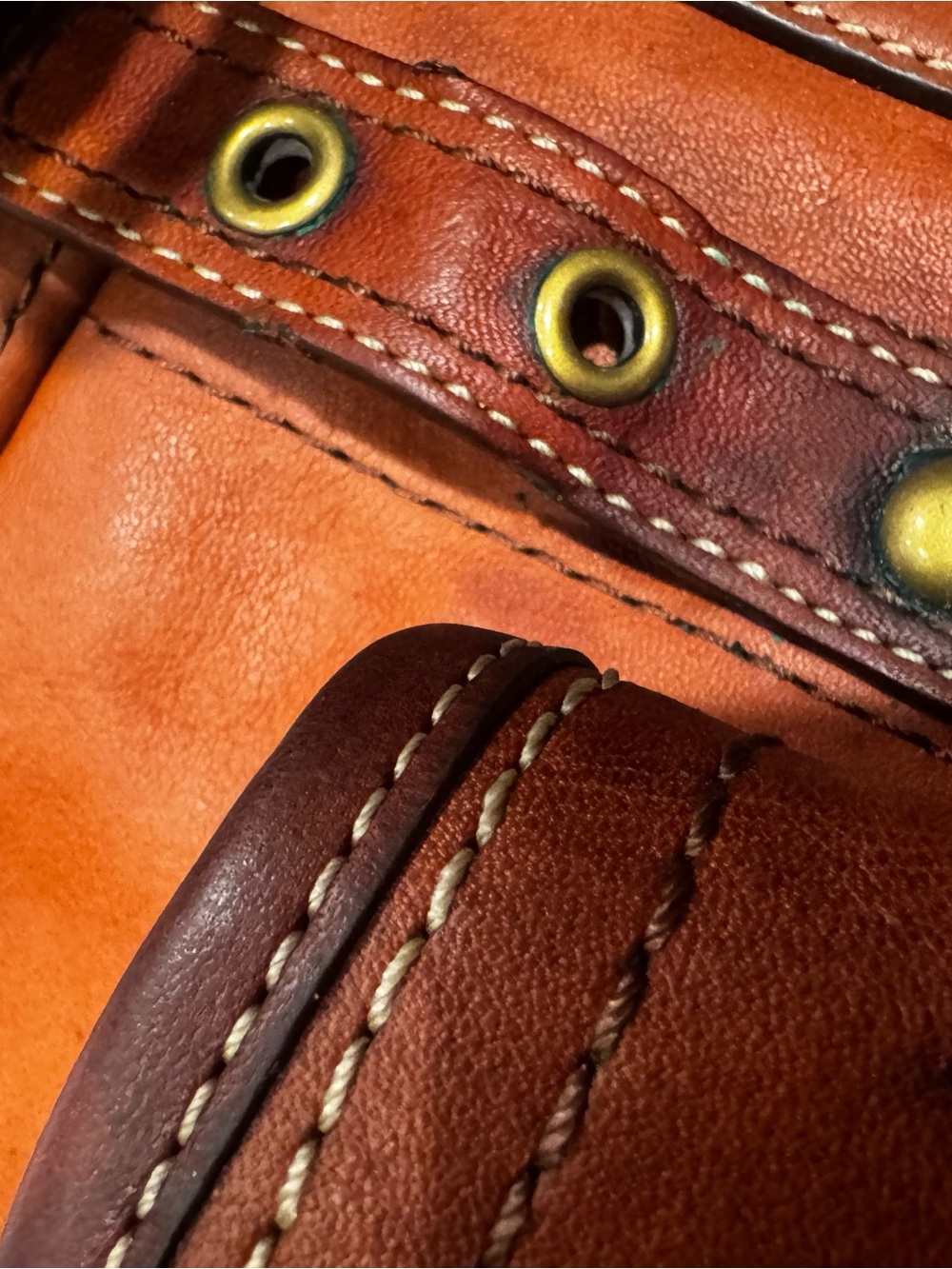 Coach Legacy Shoulder Bag in Cognac Brown with Brass Hardware - Picture 3 of 13